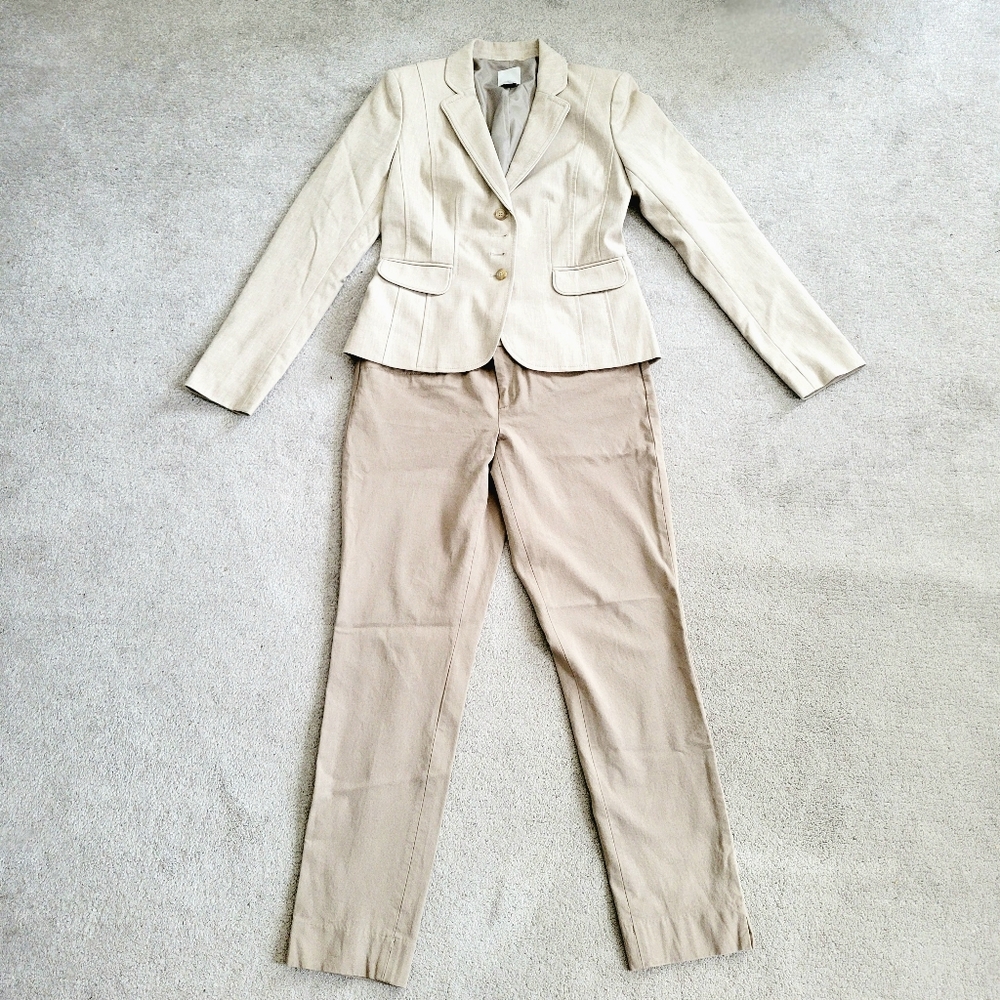 Women's Beige Suit Set
